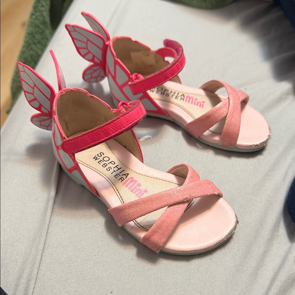 Sophia Webster Kids Sandals with Pink Wings